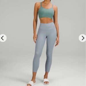 Lululemon 2024 Align Ribbed High-Rise Pant 25inch Woman 10 Chambray Nulu Workout